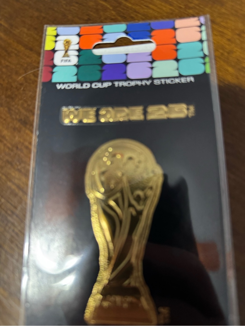 2026  FIFA World Cup Trophy Sticker